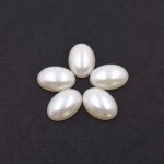 パールカボション 楕円形 8x10mm ベージュ【500g(約2900ヶ)】