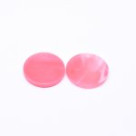 アクリルチャーム 丸型 ピンク 2×22mm【50ヶ】