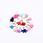 タッセルチャーム お花 パール&金具付 ゴールド【50ヶ】