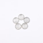 樹脂貼付けパーツ 円形 12x12mm クリア【50ヶ(約24g)】