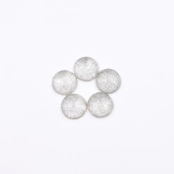 樹脂貼付けパーツ 円形 12x12mm クリア【50ヶ(約24g)】