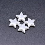 ABS製 パールビーズ 星型 パールホワイト 4×13mm 【100ヶ】