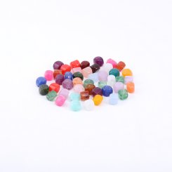 アクリルビーズ 菱形 カラーミックス 9×12mm【500g/约720ヶ】