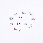アクリルラインストーン ダイヤモンド 2mmx2mm【50ヶ(約1g)】