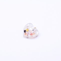 アクリルチャーム ハート 貝殻 封入 29×30mm【20ヶ】