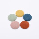 包みボタン 半円 デコパーツ 布地 29mm【20ヶ（約28g）】