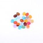 アクリルビーズ オーバル カラーミックス 15×19mm【500g/约330ヶ】
