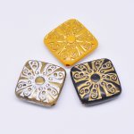 アクリルビーズ アンティーク調 菱形 10×38mm【500g】