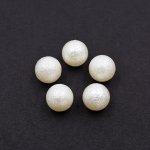 片穴パール 円形 10mm ベージュ【500g(約1000ヶ)】