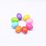 アクリルビーズ オーバル カラーミックス 9×12mm 【500g（約862ヶ）】