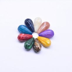 アクリルビーズ 雫型カボチャ 13×26mm【100ヶ】