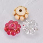 アクリルビーズ アンティーク調 フラワー 20mm【500g】