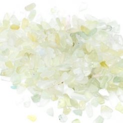 天然石さざれチップ 穴なしさざれチップ 新マウンテンジェイド 5-7mm(50g)