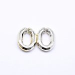 アクリルパーツ オーバル ロジウム 15×21mm【50ヶ】