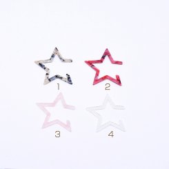 アクリルパーツ 星型 49×55mm【20ヶ】