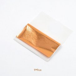 シリコンモールドDIYエポキシ充 填 金 箔 紙 ピンクゴールド 90x90mm【2ヶ】