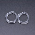 アクリルチャーム 不規則 クリア 30×36mm【50ヶ】