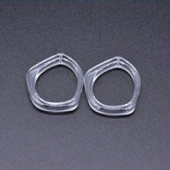 アクリルチャーム 不規則 クリア 30×36mm【50ヶ】