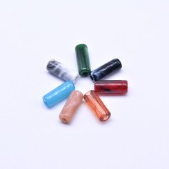 アクリルビーズ 円筒形 7×17mm【100ヶ】
