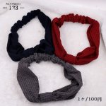 リボンヘアバンド ヘアアクセサリー ヘッドバンド 全3色【1ヶ】