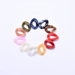 アクリルチェーンパーツ ツイスト16×22mm【50ヶ】