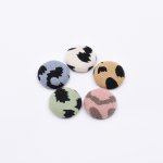 包みボタン 半円 デコパーツ 布地 19mm【20ヶ（約14g）】