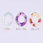 アクリルパーツ プレート ホースアイフレーム 1穴 23×31mm【10ヶ】