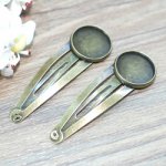 スリーピン5 ラウンドミール皿付 16mm 真鍮古美(5個入)