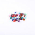 アクリルビーズ ツイスト カラーミックス 10×14mm【500g/约750ヶ】