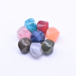 アクリルビーズ ツイスト 12×15mm【100ヶ】