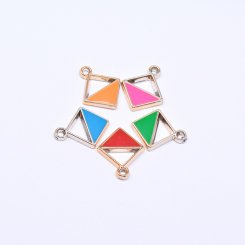 アクリルチャーム エポ付き 菱形 16×20mm【50ヶ】