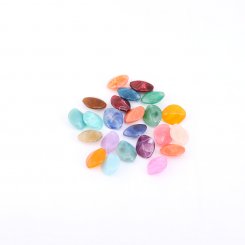 アクリルビーズ 菱形 カラーミックス 19×23mm【500g/约250ヶ】