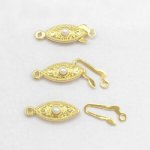 クラスプ マーキス1連 パール付 6×20mm(2セット) ゴールド