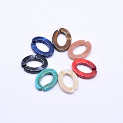 アクリルチェーンパーツ オーバル 19×25mm【50ヶ】