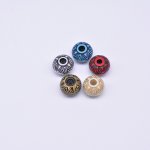 アクリルビーズ アンティーク調 ラウンド 11×16mm 【500g】
