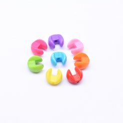 アクリルビーズ 丸型 組み合わせ カラーミックス 10×11mm 【500g（約1388ヶ）】