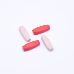 アクリルビーズ ツイスト 4×17mm【500g（約1350ヶ）】