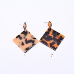 アクリルピアス 2連菱形 べっこう風 54×69mm【20ヶ】