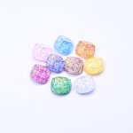 アクリルパーツ 不規則 グリッター封入 15×20mm【20ヶ(約53g】