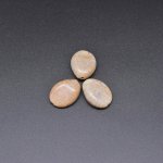 アクリルビーズ クラック柄 不規則オーバル 19×25mm アイボリー【500g（約180ヶ）】