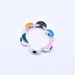 アクリルビーズ エポ付き ムーン 8×15mm【50ヶ】