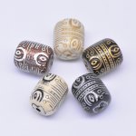 アクリルビーズ アンティーク調 円柱型 18×20mm【500g】