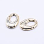 アクリルチャーム オーバル ゴールド 23×33mm【50ヶ】