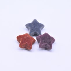 アクリルパーツ フロッキー 星型 15×27mm【50ヶ】