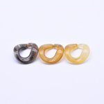 アクリルチェーンパーツ ツイスト 22×23mm【50ヶ】
