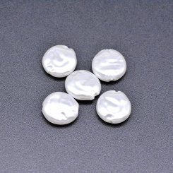 ABS製 パールビーズ 丸型 パールホワイト 4×12mm 【100ヶ】