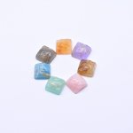 アクリルパーツ 正方形 6×13mm デコパーツ 全7色 【100ヶ】