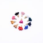 タッセルチャーム お花 金具付 ゴールド【100ヶ】