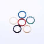 アクリルパーツ プレート 丸フレーム 穴なし 4×38mm【100ヶ】