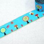 8動物のチロルテープ 幅30mm ブルー(5ヤード)